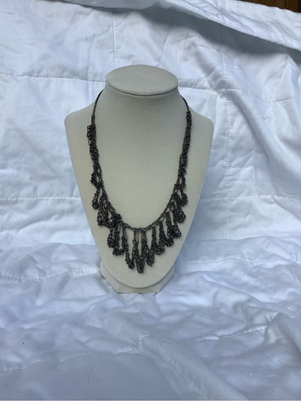 Beaded Fringe Necklace